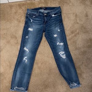 Express skinny ankle jeans 10R